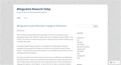 Desktop Screenshot of bilingualismresearch.com